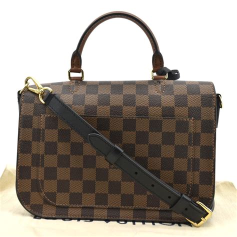 louis vuitton beaumarchais|LOUIS VUITTON Damier Ebene Beaumarchais Creme.